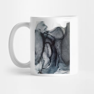 Smoke Diptych II - Alcohol Ink Painting Mug